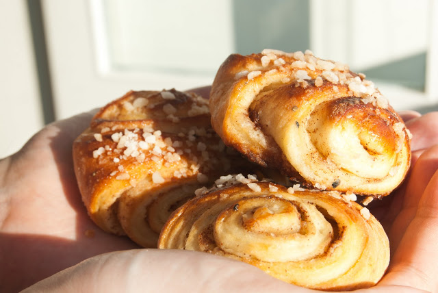 Korvapuusti - Finnish cinnamon rolls