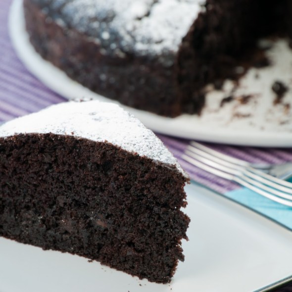 Chocolate and zucchini cake - Cardamomoland