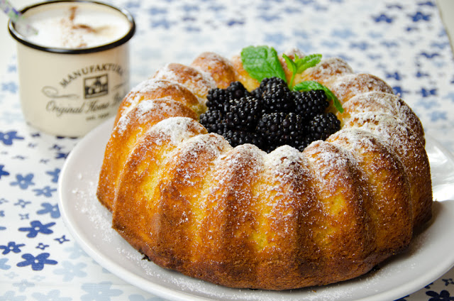 Orange quark babovka - Orange quark dry cake