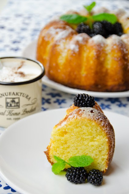 Orange quark babovka - Orange quark dry cake