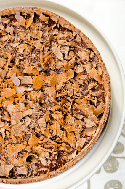 Tarte tout chocolat