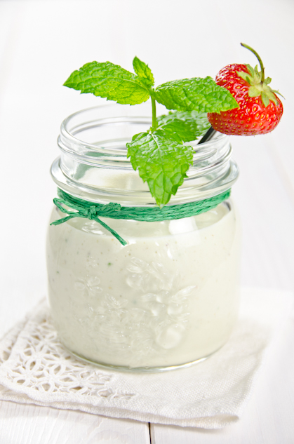 Avocado strawberry smoothie