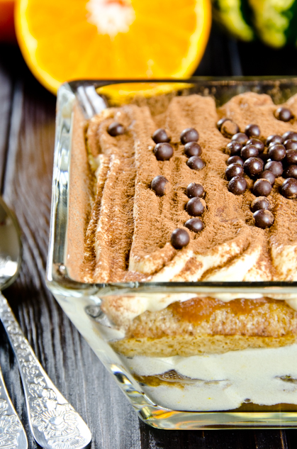 Pumpkin orange tiramisu