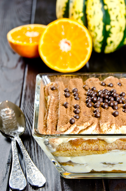 Pumpkin orange tiramisu